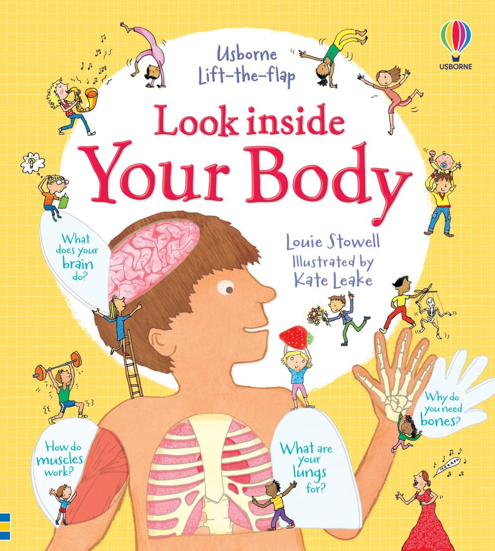 Priveste in interiorul corpului tau, Look inside your body, Usborne, +5 ani