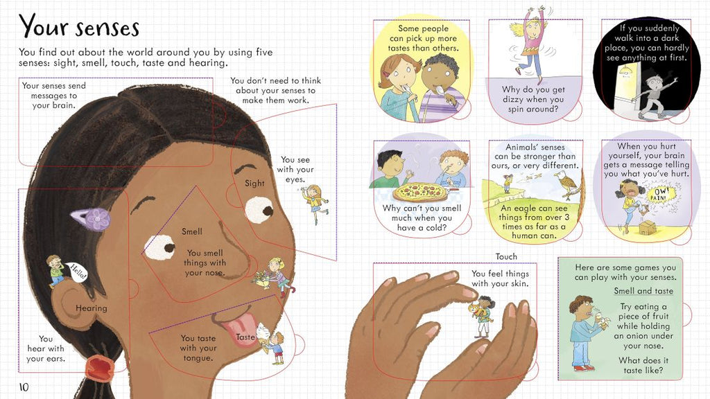 Priveste in interiorul corpului tau, Look inside your body, Usborne, +5 ani