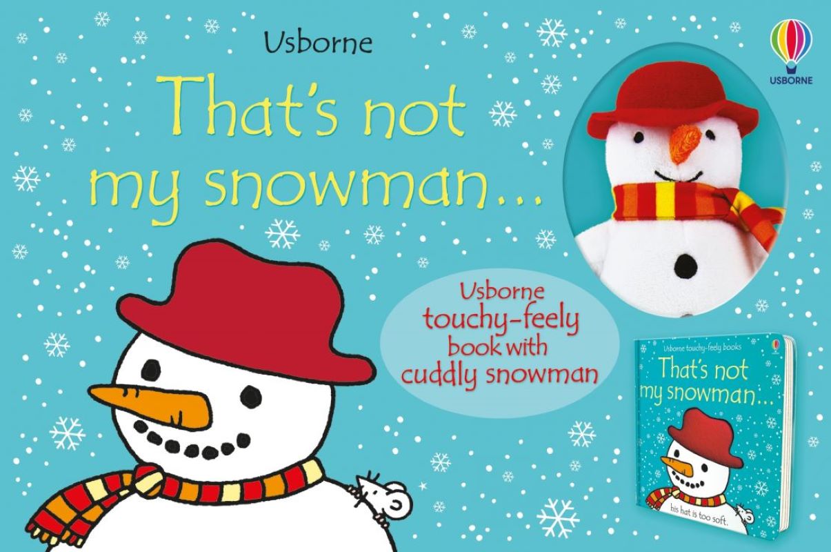 Set carte tactila si jucarie de plus That's not my Snowman..., Usborne, +3 luni