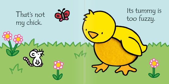 Carte senzoriala That's not my chick..., Usborne, +3 luni