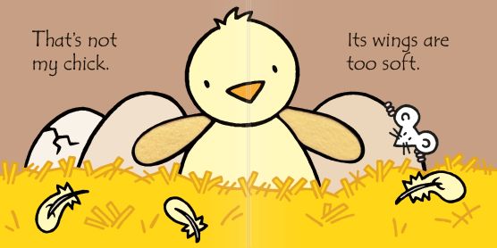 Carte senzoriala That's not my chick..., Usborne, +3 luni