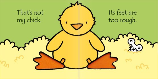 Carte senzoriala That's not my chick..., Usborne, +3 luni