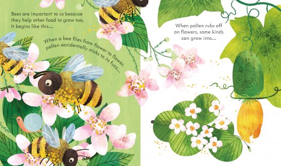 Carte cu clapete Peep Inside a Beehive, Usborne, +3 ani