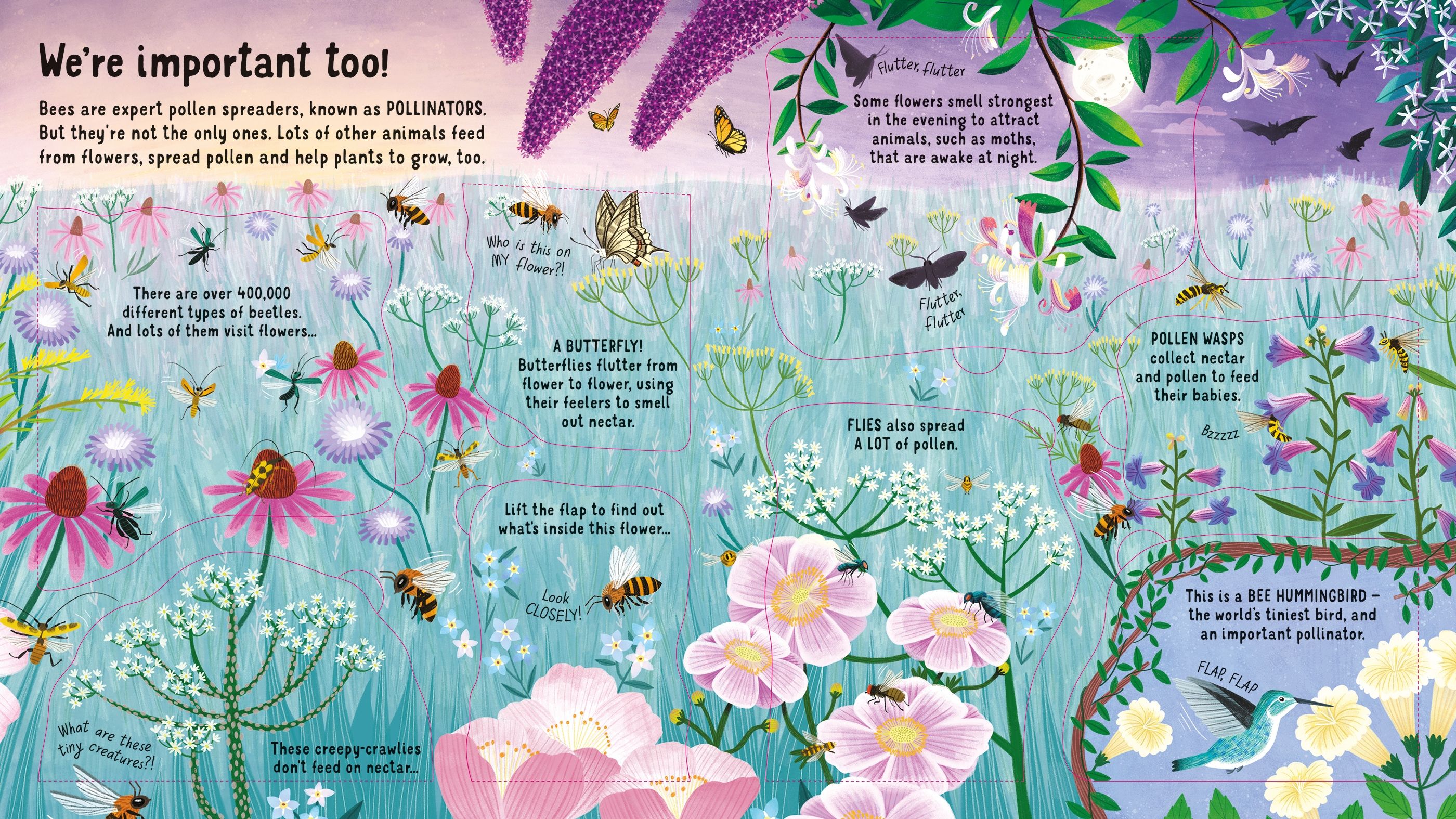 Priveste in interiorul Lumii Albinelor, Look inside the World of Bees, Usborne, +5 ani