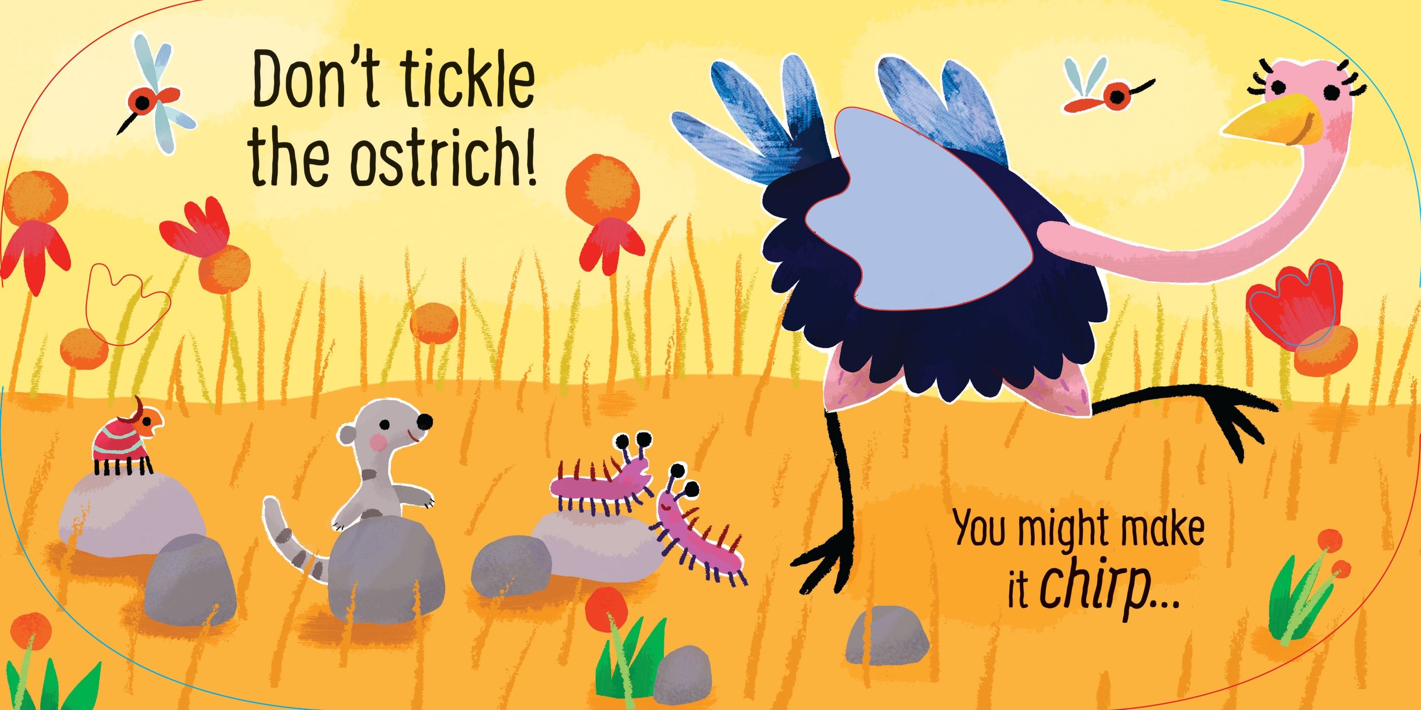 Carte interactiva cu sunete Don't Tickle the Monkey, Usborne, +6 luni