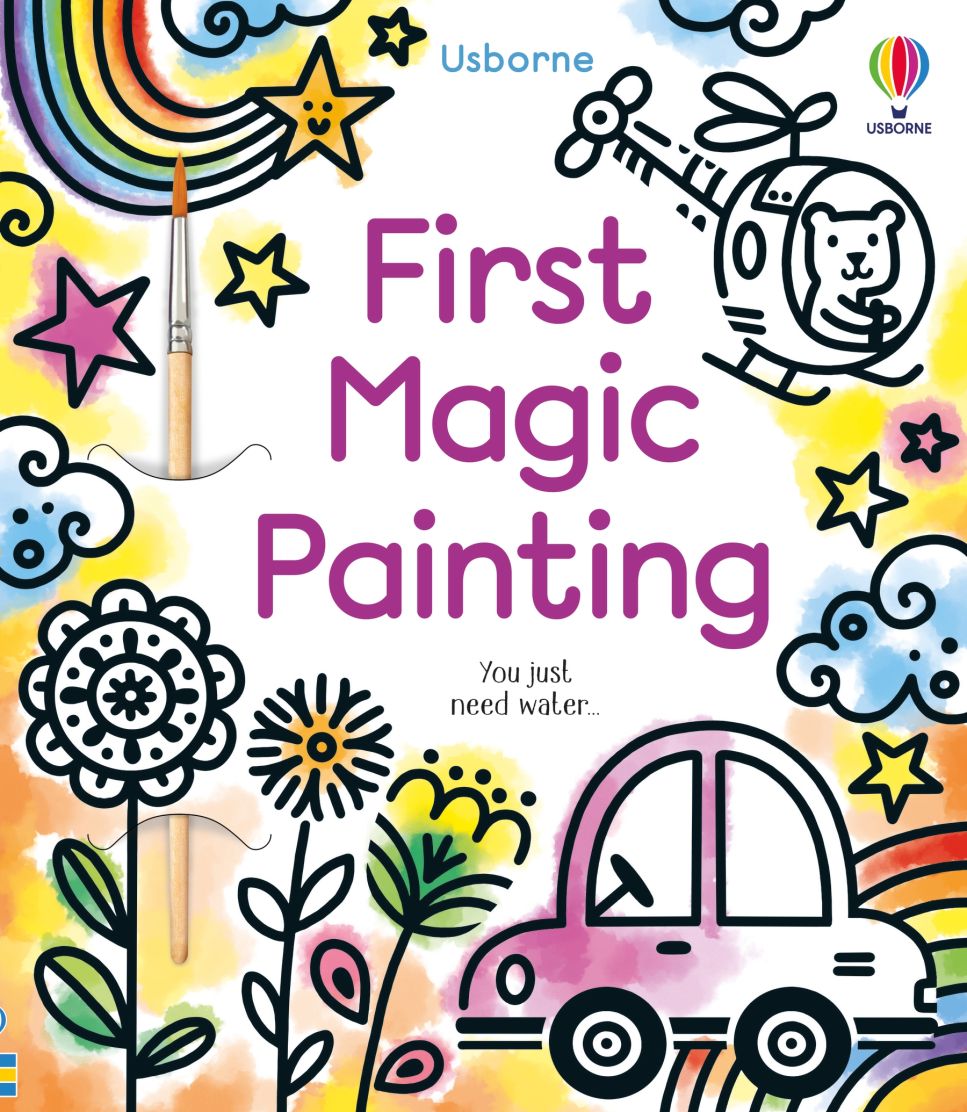 Carte de pictat First Magic Painting Usborne