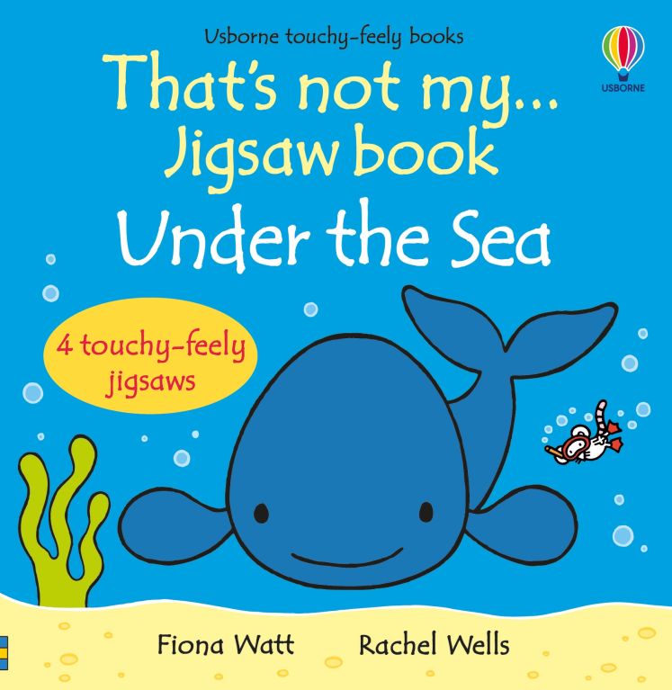 Carte senzoriala cu puzzle That's not my...jigsaw book Under the sea, Usborne, +2 ani