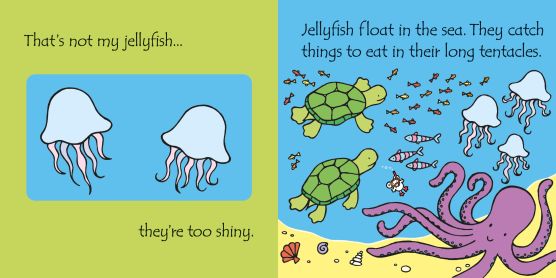 Carte senzoriala cu puzzle That's not my...jigsaw book Under the sea, Usborne, +2 ani