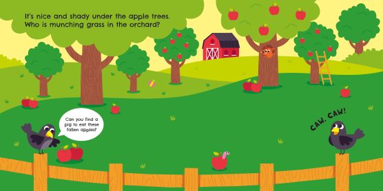 Carte interactiva cu magneti Farm Animals Magnet Book, Usborne, +3 ani