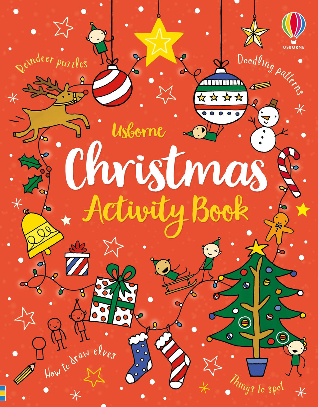 Carte de activitati de Crăciun, Christmas Activity Book, Usborne, +6 ani