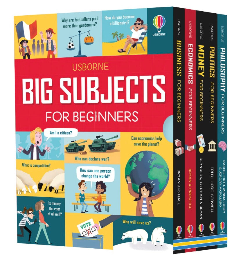 Set de carti Big Subjects for Beginners, Usborne, +10 ani