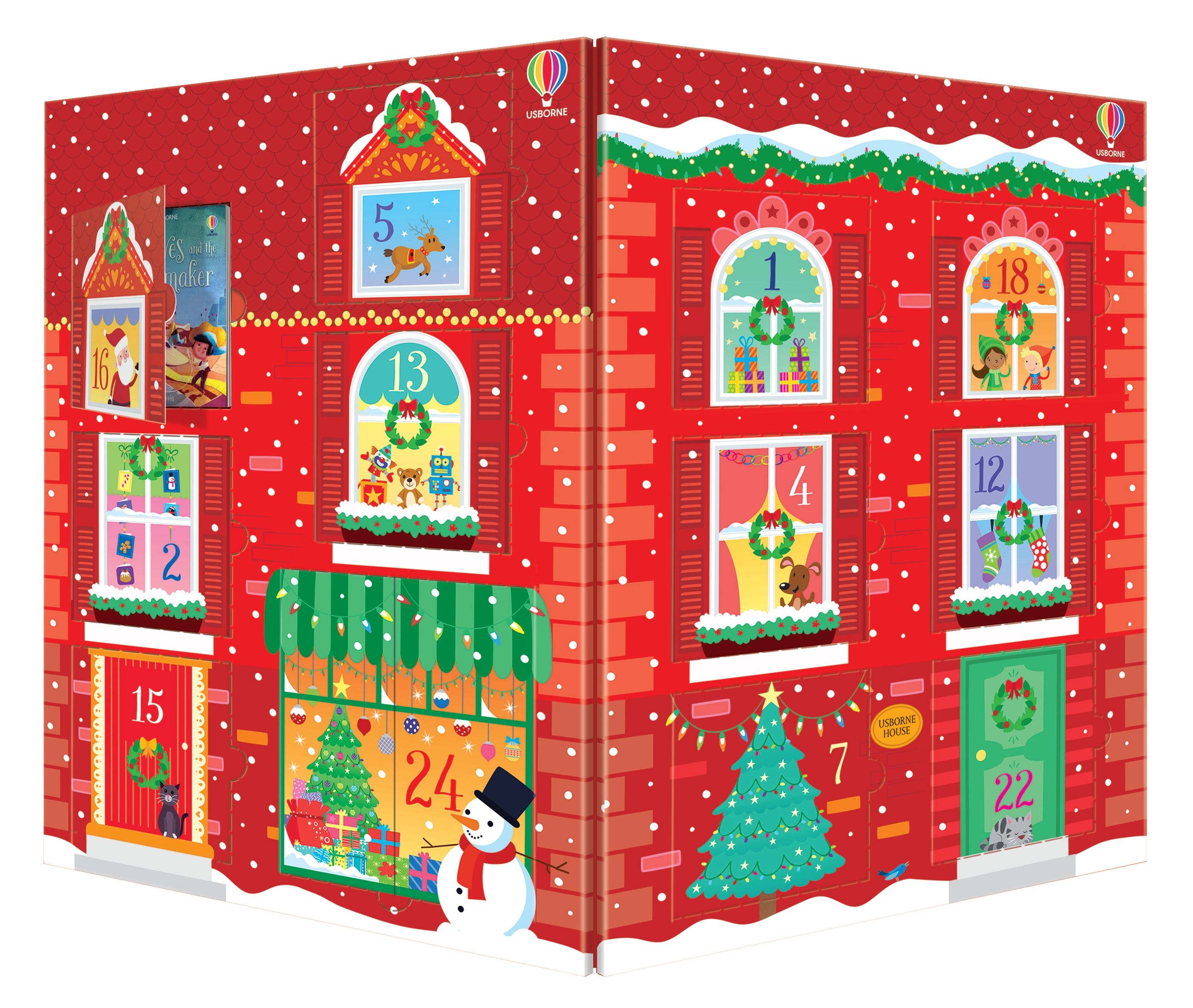 Colectia de carti de Craciun Calendar de Advent, Advent Calendar Book Collection, Usborne, +3 ani
