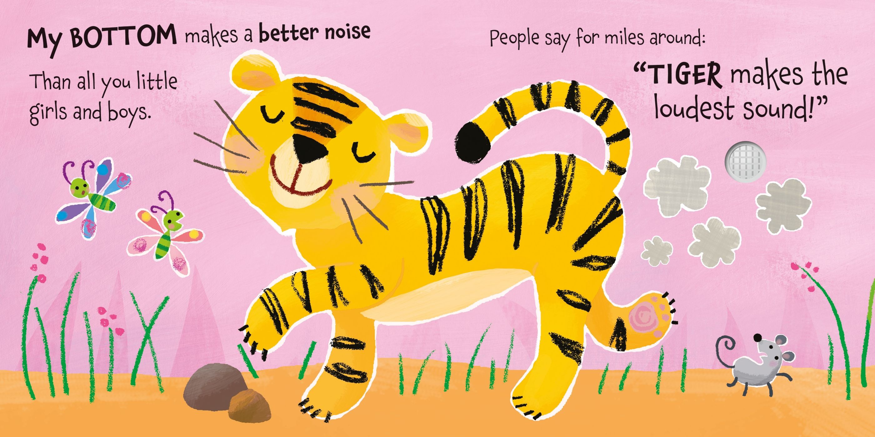 Carte cu sunete, Was That Your Bottom, Bear?, Usborne, +12 luni