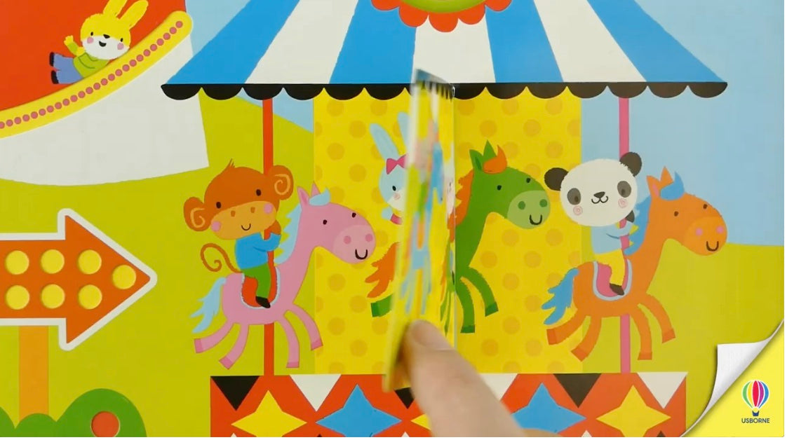 Carte interactiva Baby's Very First Big Playbook, Usborne, +0 luni