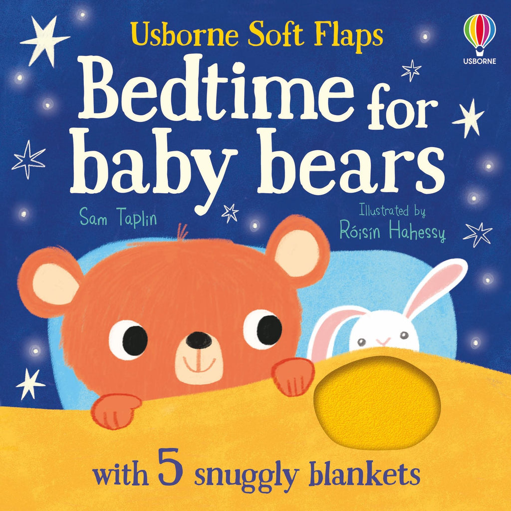 Carte senzoriala Bedtime for Baby Bears, Usborne, +6 luni