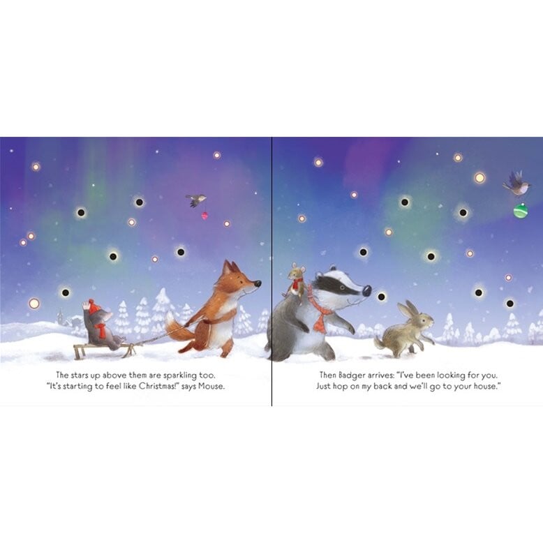 Carte interactiva cu luminite de Craciun - Twinkly Twinkly Christmas Tree, Usborne, +6 luni