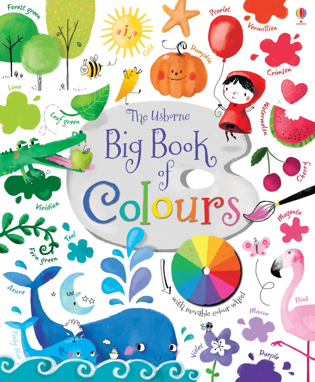 Marea Carte a culorilor, Big book of Colours, Usborne, +3 luni