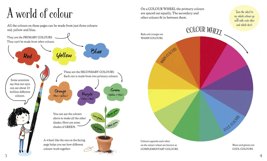 Marea Carte a culorilor, Big book of Colours, Usborne, +3 luni