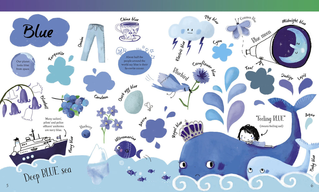 Marea Carte a culorilor, Big book of Colours, Usborne, +3 luni