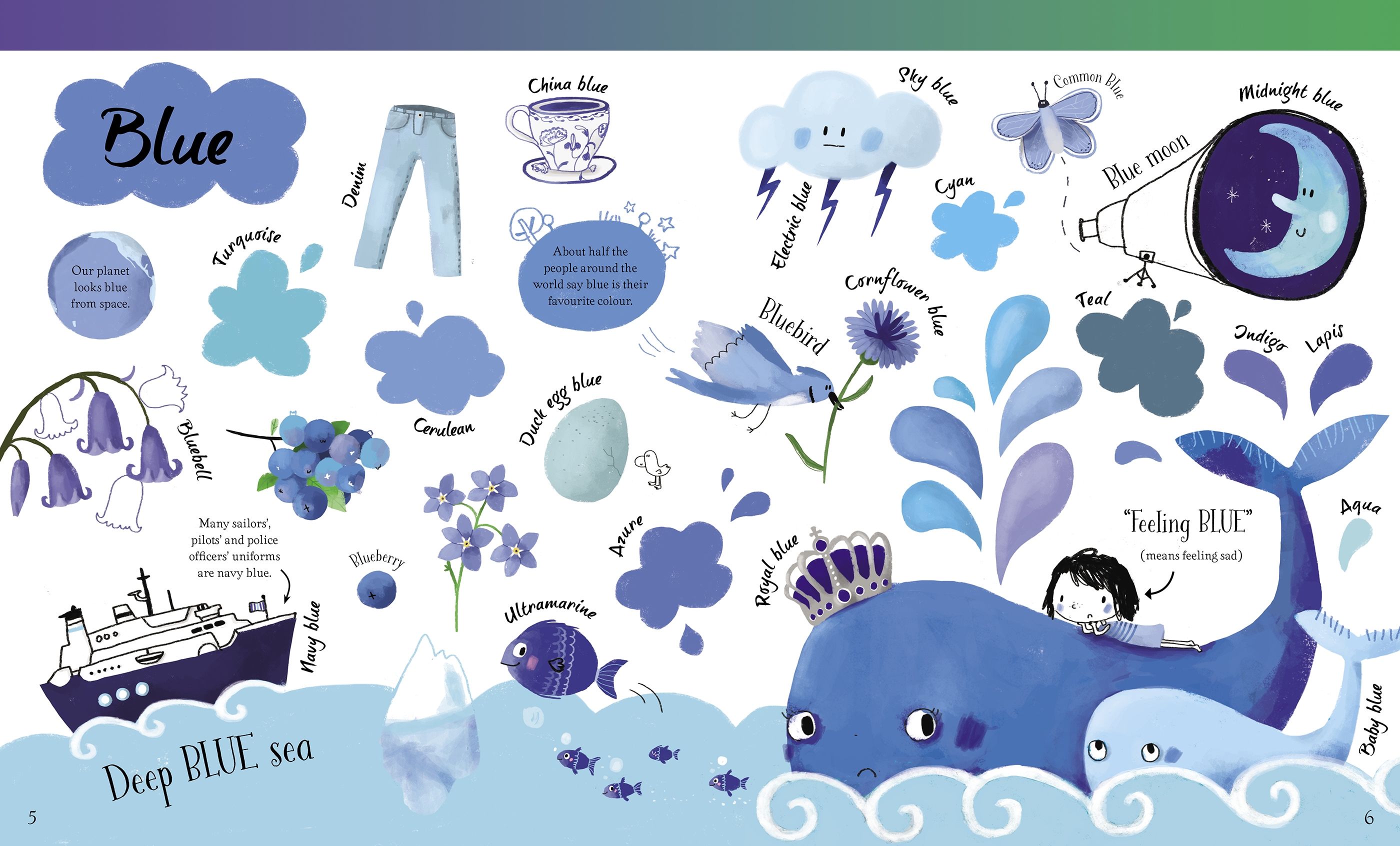 Marea Carte a culorilor, Big book of Colours, Usborne, +3 luni