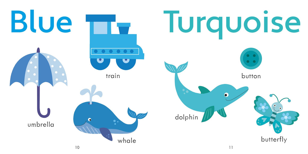 Carte educativa si jocuri despre culori Colours Matching Games and Book, Usborne, +3 ani