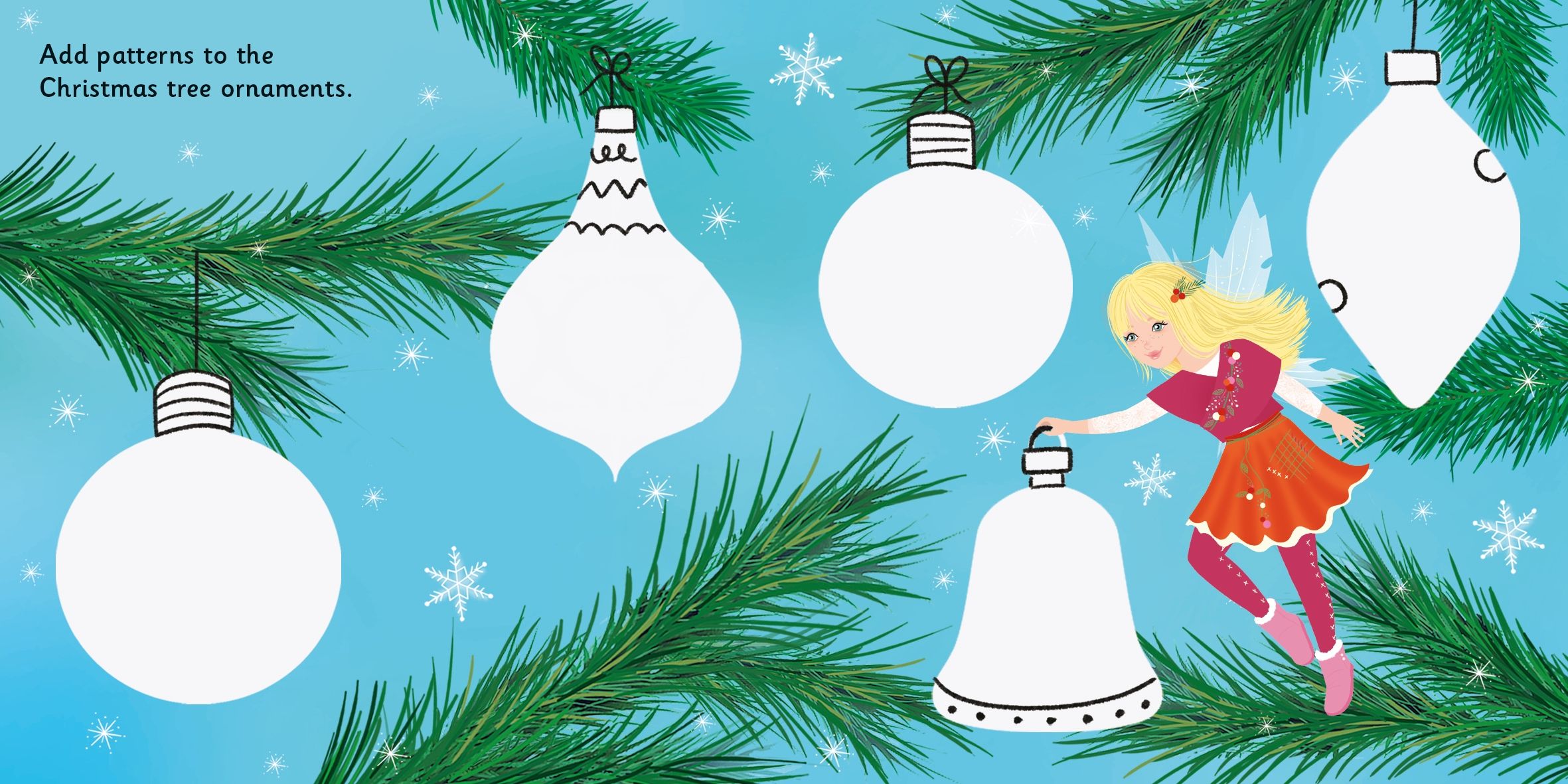 Advent Calendar cu autocolante si povesti, "Sticker Dolly Dressing Advent Calendar", Usborne, +5 ani