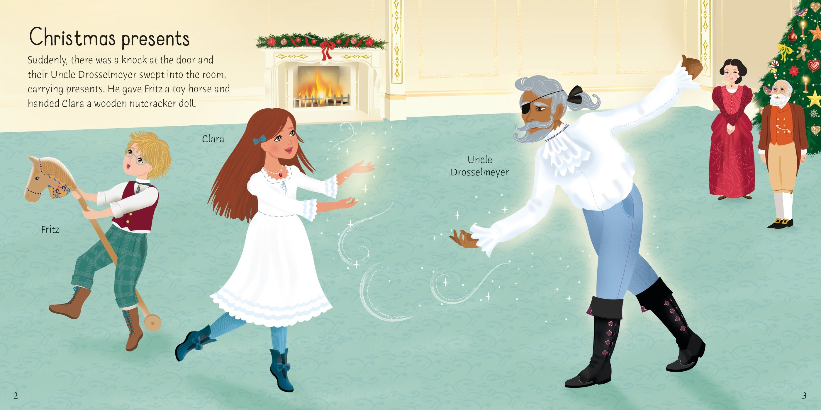 Advent Calendar cu autocolante si povesti, "Sticker Dolly Dressing Advent Calendar", Usborne, +5 ani