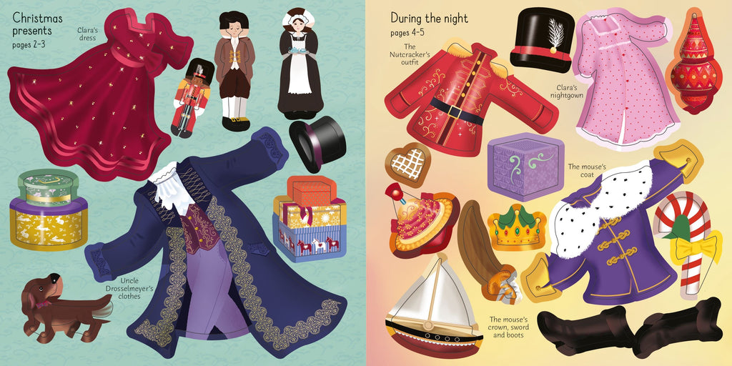 Advent Calendar cu autocolante si povesti, "Sticker Dolly Dressing Advent Calendar", Usborne, +5 ani