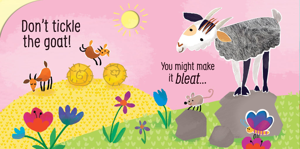 Cartea cu sunete Nu gadila vaca!, Don't Tickle the Cow!, Usborne, +6 luni