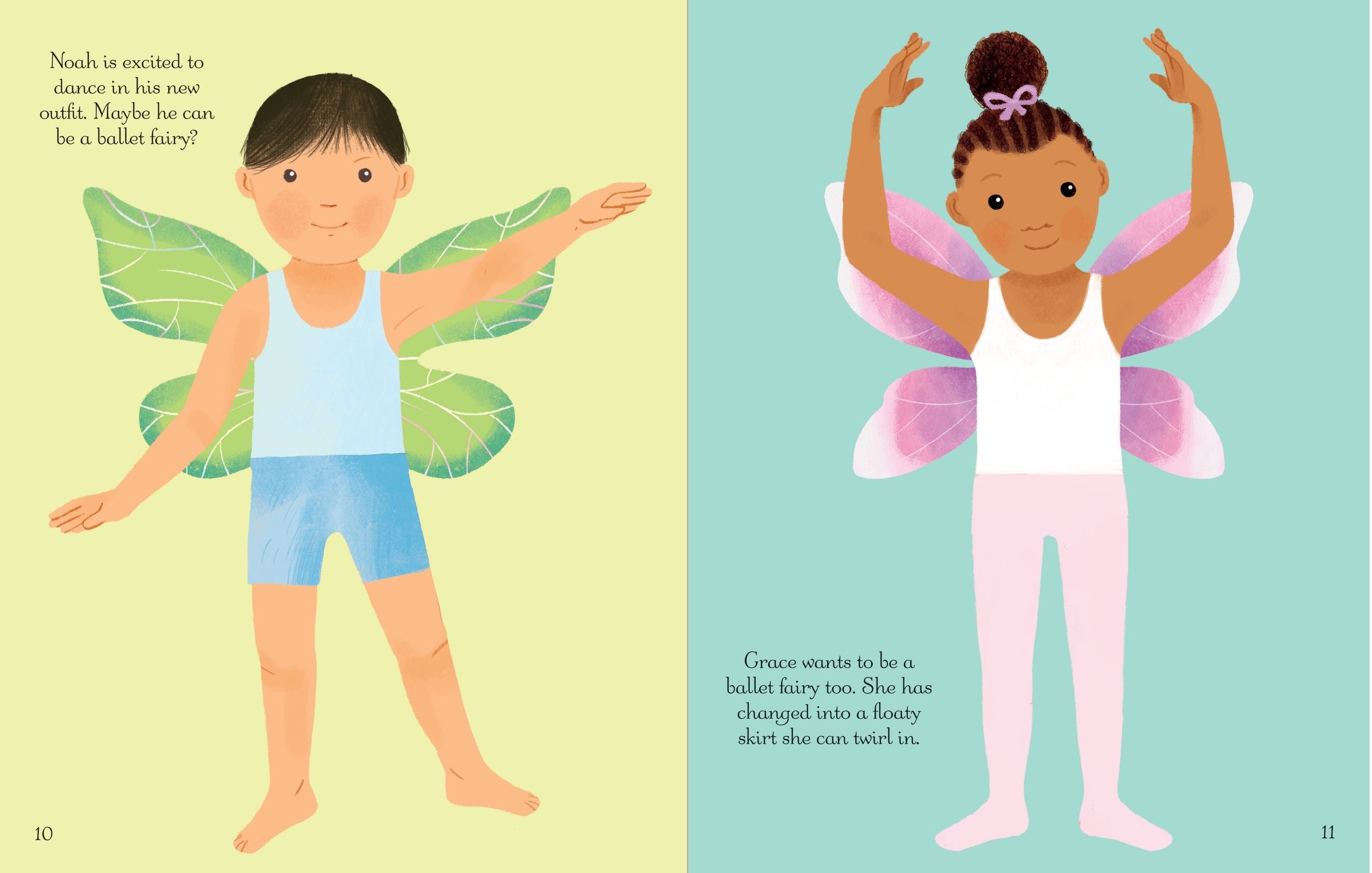 Carte cu stickere Sticker Dressing Up, Fairies, Usborne, +2 ani