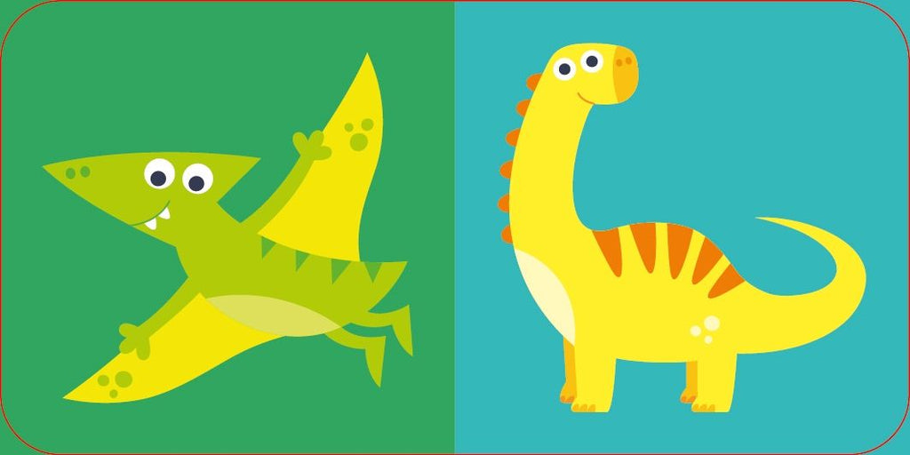 Joc de domino cu dinozauri Dinosaur Dominoes Game, Usborne, +3 ani