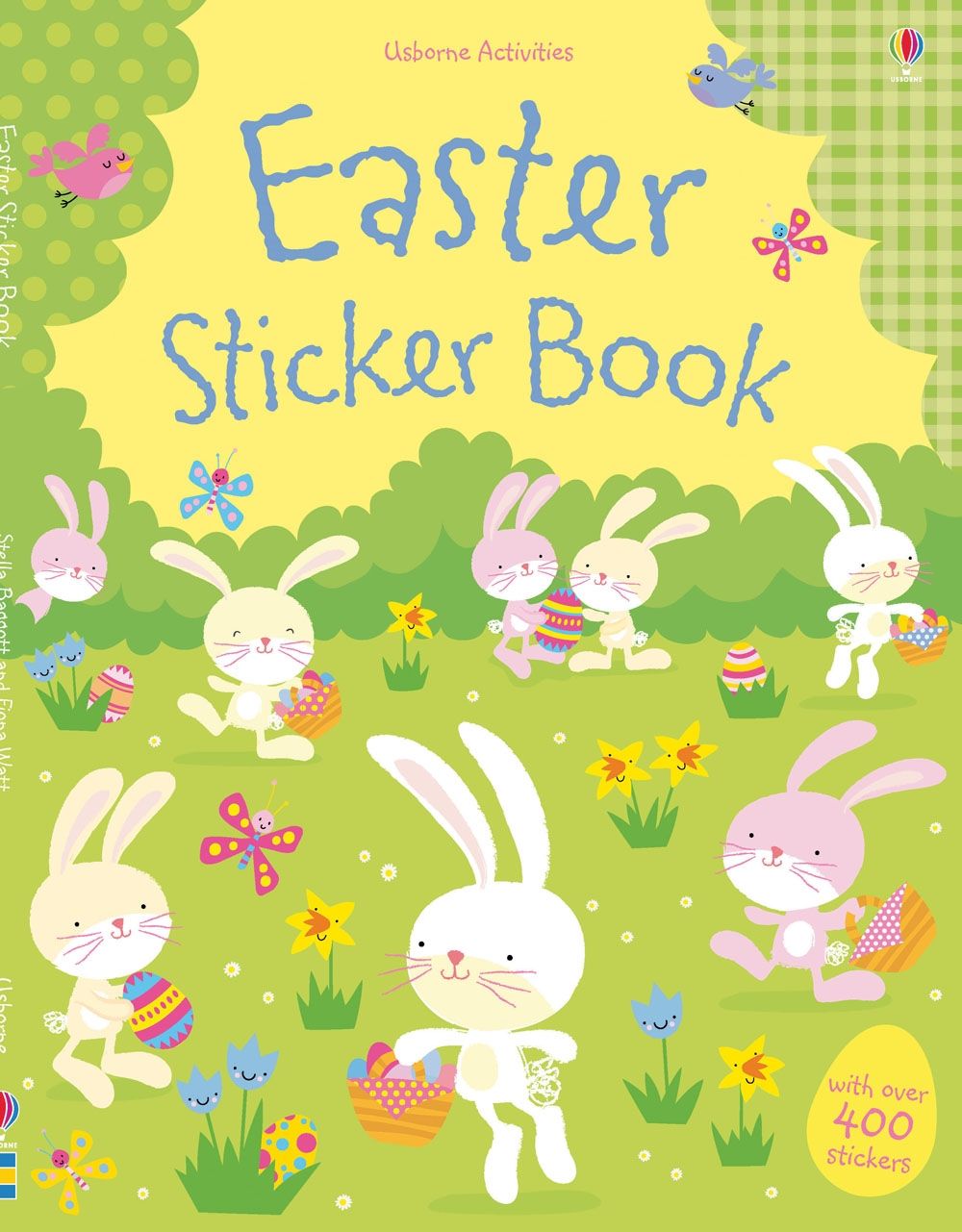 Carte cu peste 400 stickere Easter Sticker Book, Usborne, +5 ani