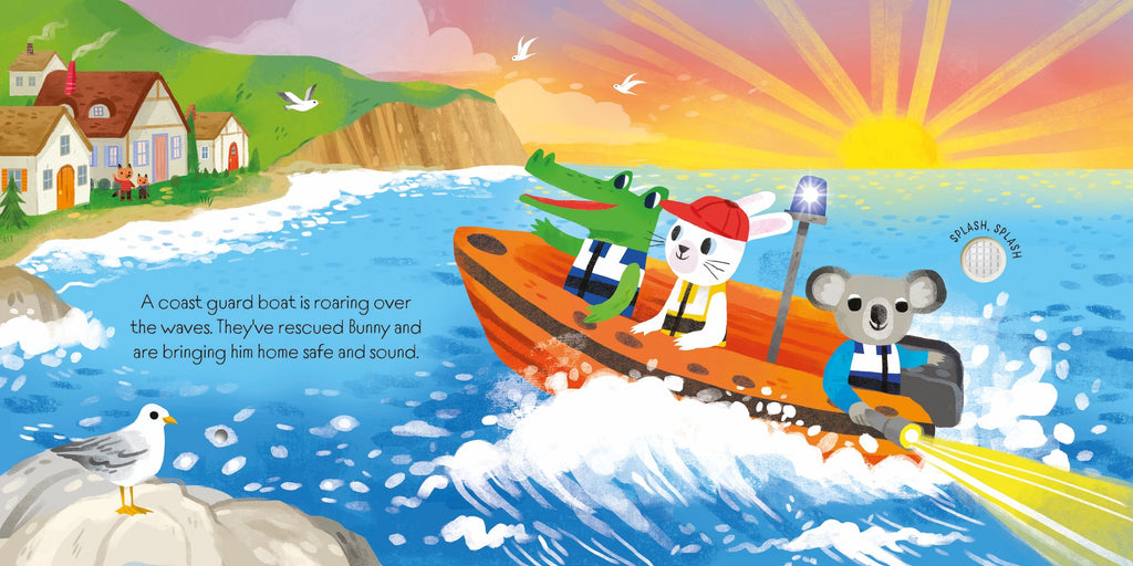 Carte interactiva cu lumini si sunete despre Vehicule de Urgență, Lights and Sounds Emergency Vehicles, Usborne, +6 luni