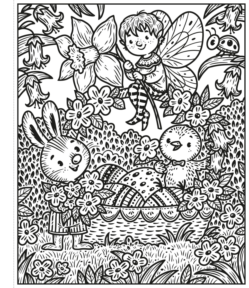 Carte de pictat cu apa Easter Magic Painting Book, Usborne, +5 ani