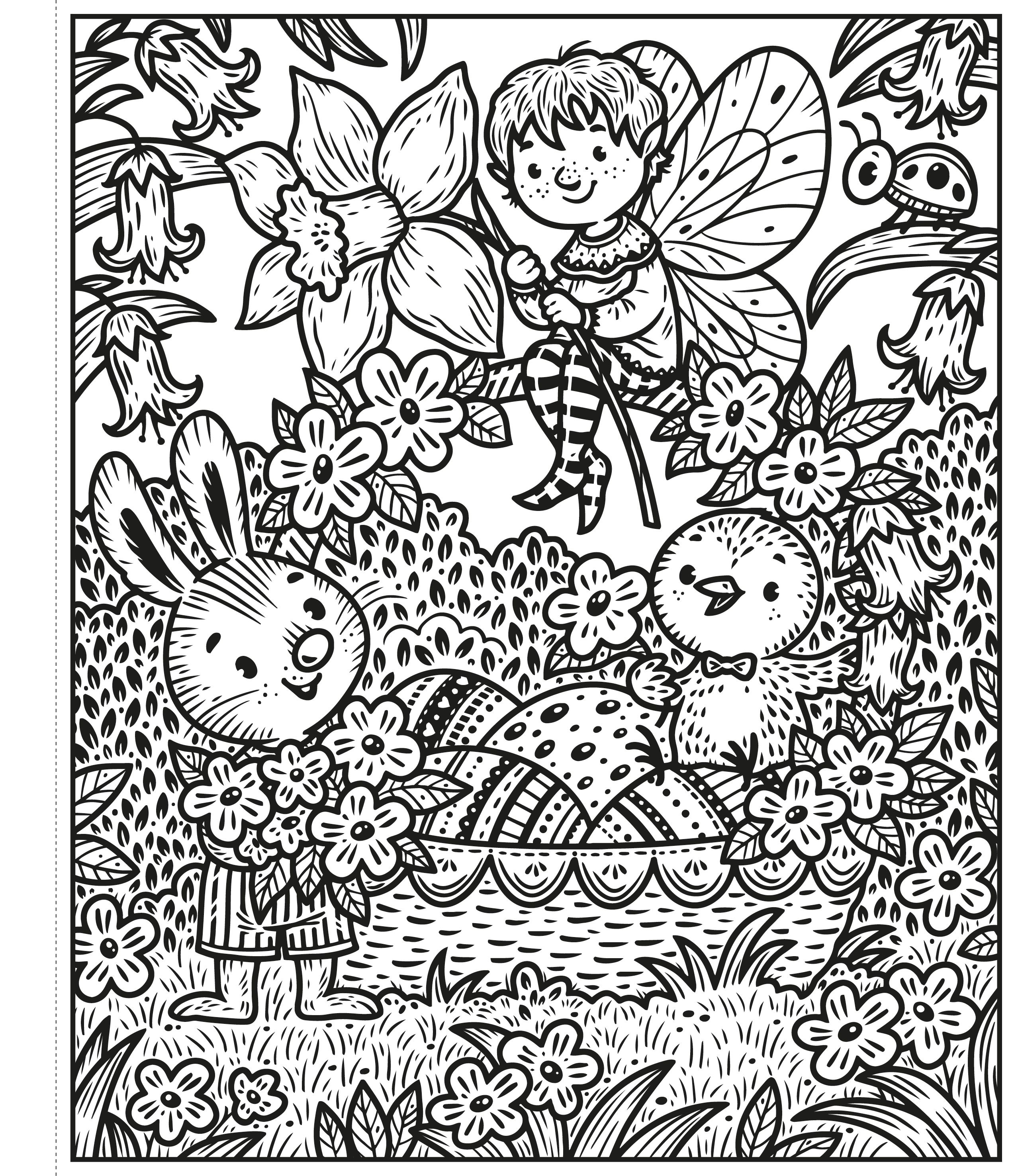 Carte de pictat cu apa Easter Magic Painting Book, Usborne, +5 ani