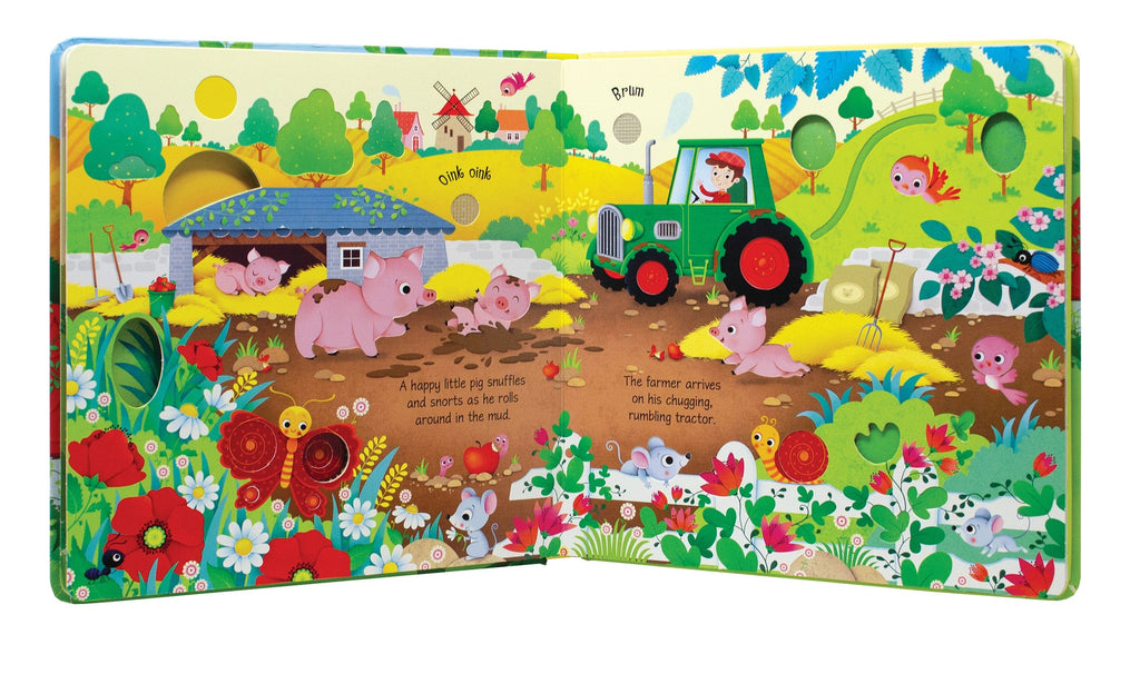 Carte cu sunete de la ferma, Farm Sounds, Usborne, +3 ani
