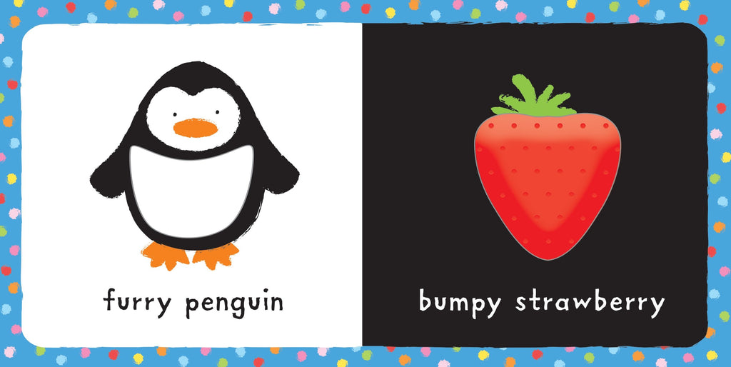 Prima carte senzoriala a bebelusului, Baby's Very First Touchy-Feely Book, Usborne, +0 luni