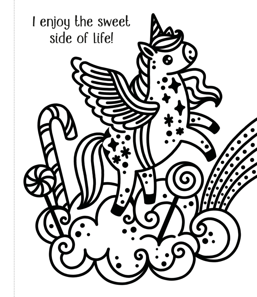 Carte de pictat cu apa cu unicorni First Magic Painting Cute Unicorns, Usborne, +3 ani