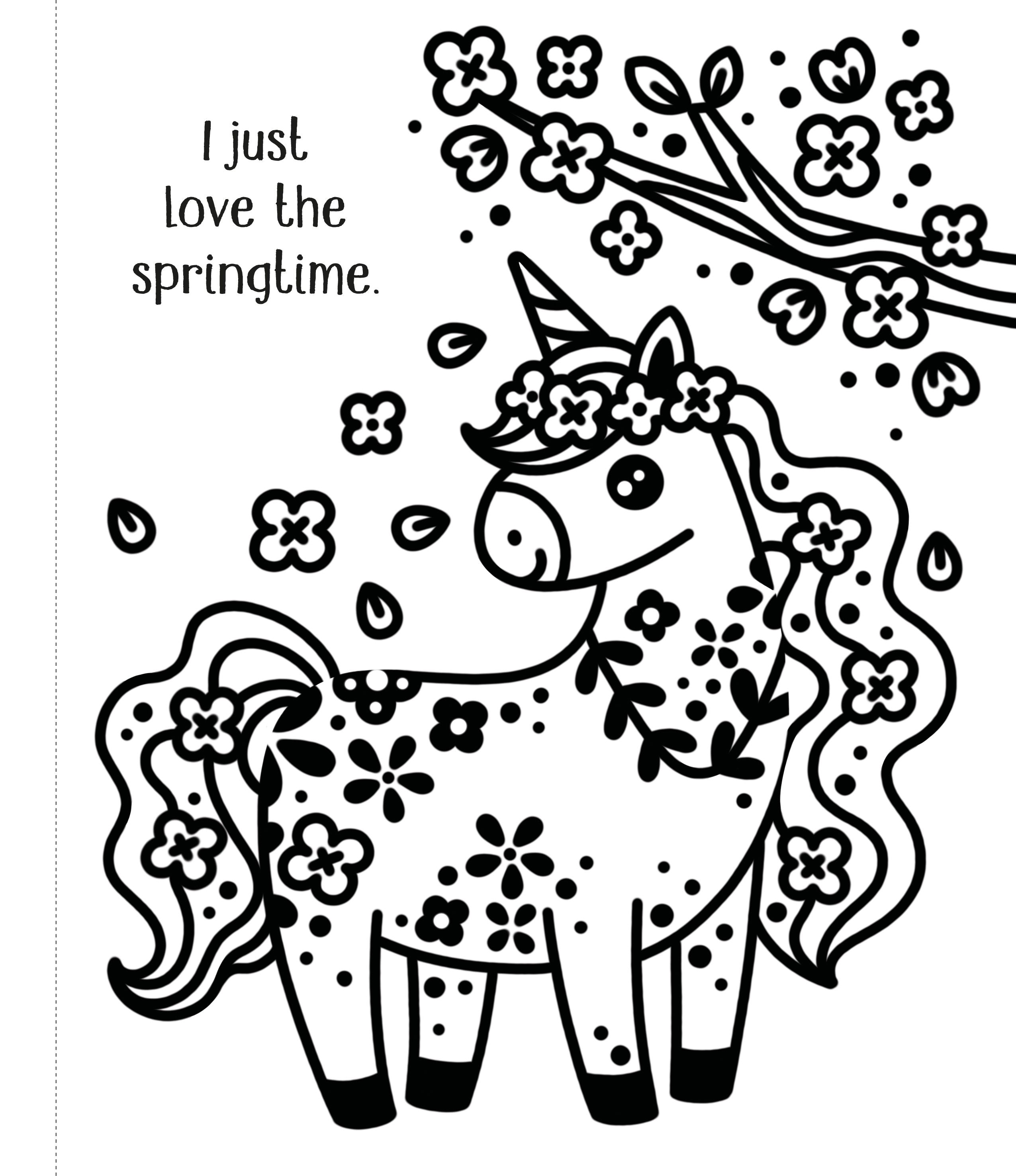 Carte de pictat cu apa cu unicorni First Magic Painting Cute Unicorns, Usborne, +3 ani