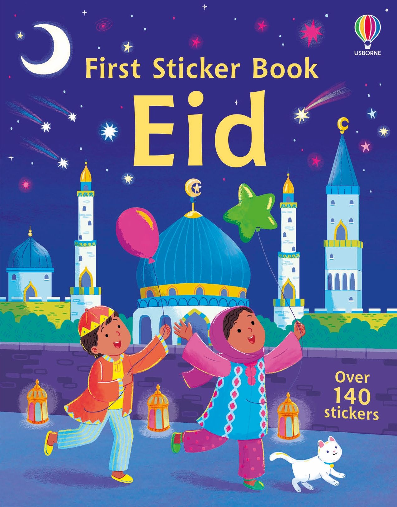 Prima carte cu stickere First sticker book EID, Usborne, +3 ani