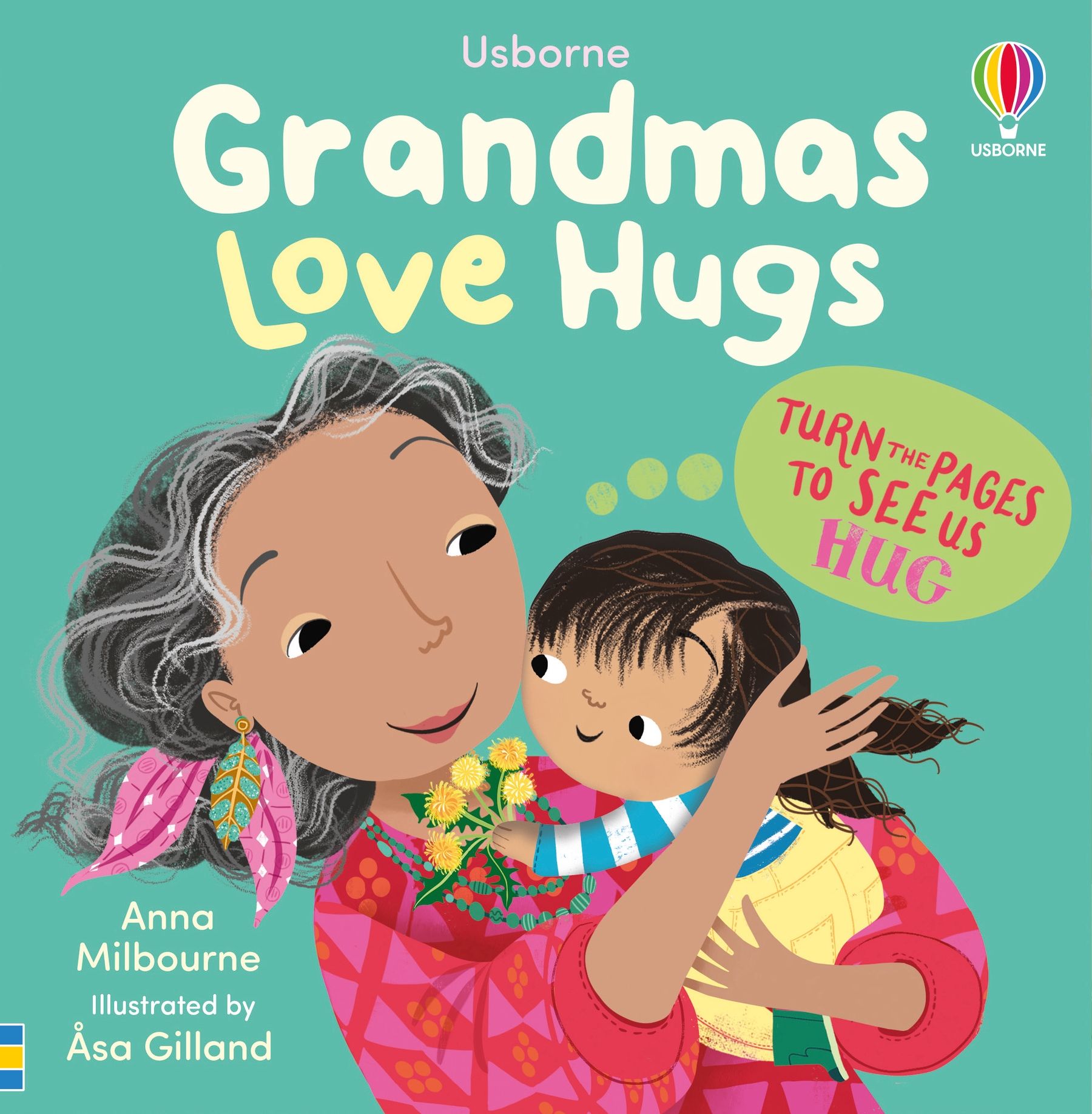 Carte de povesti Bunicile iubesc imbratisarile, Grandmas Love Hugs, Usborne, +12 luni