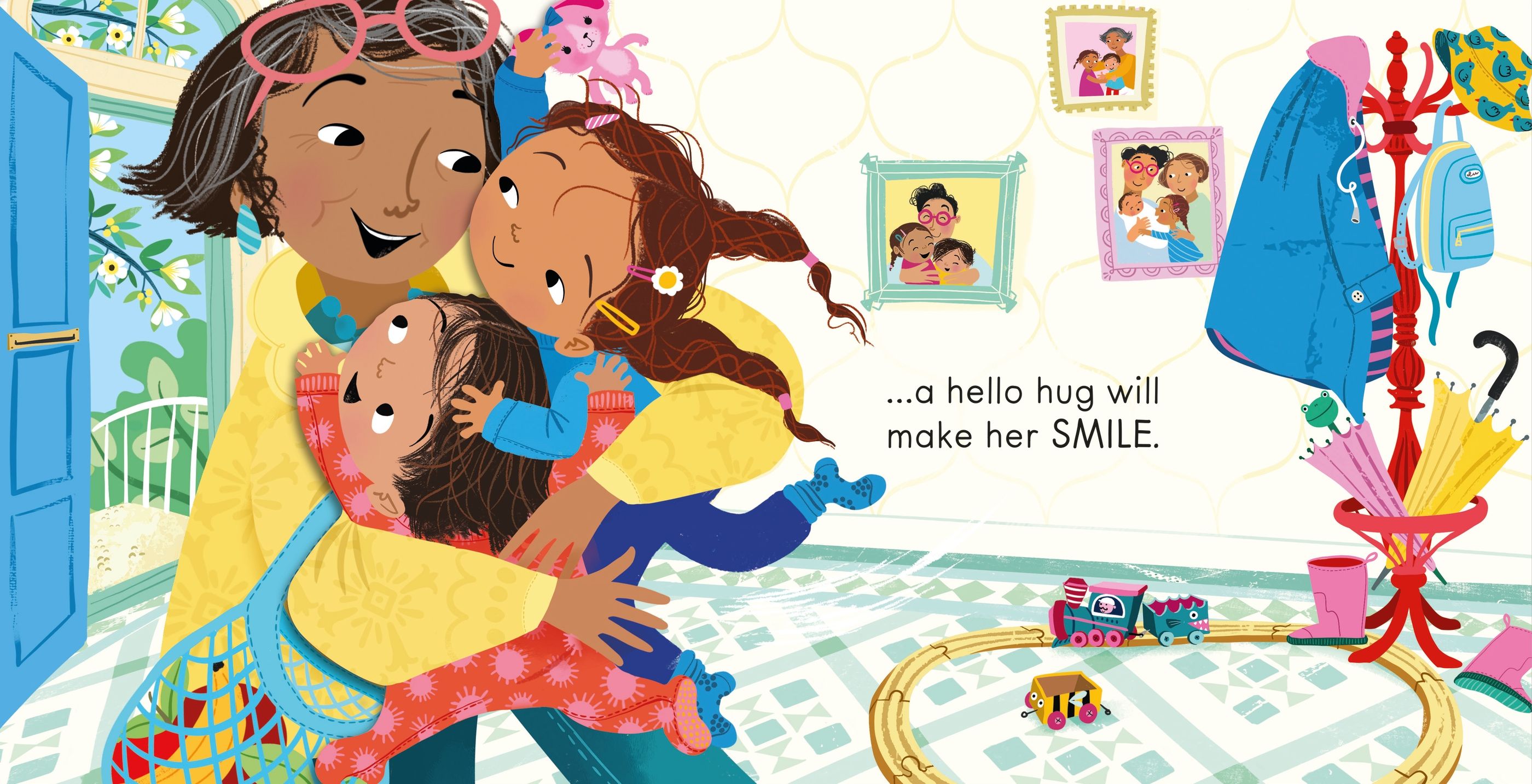 Carte de povesti Bunicile iubesc imbratisarile, Grandmas Love Hugs, Usborne, +12 luni