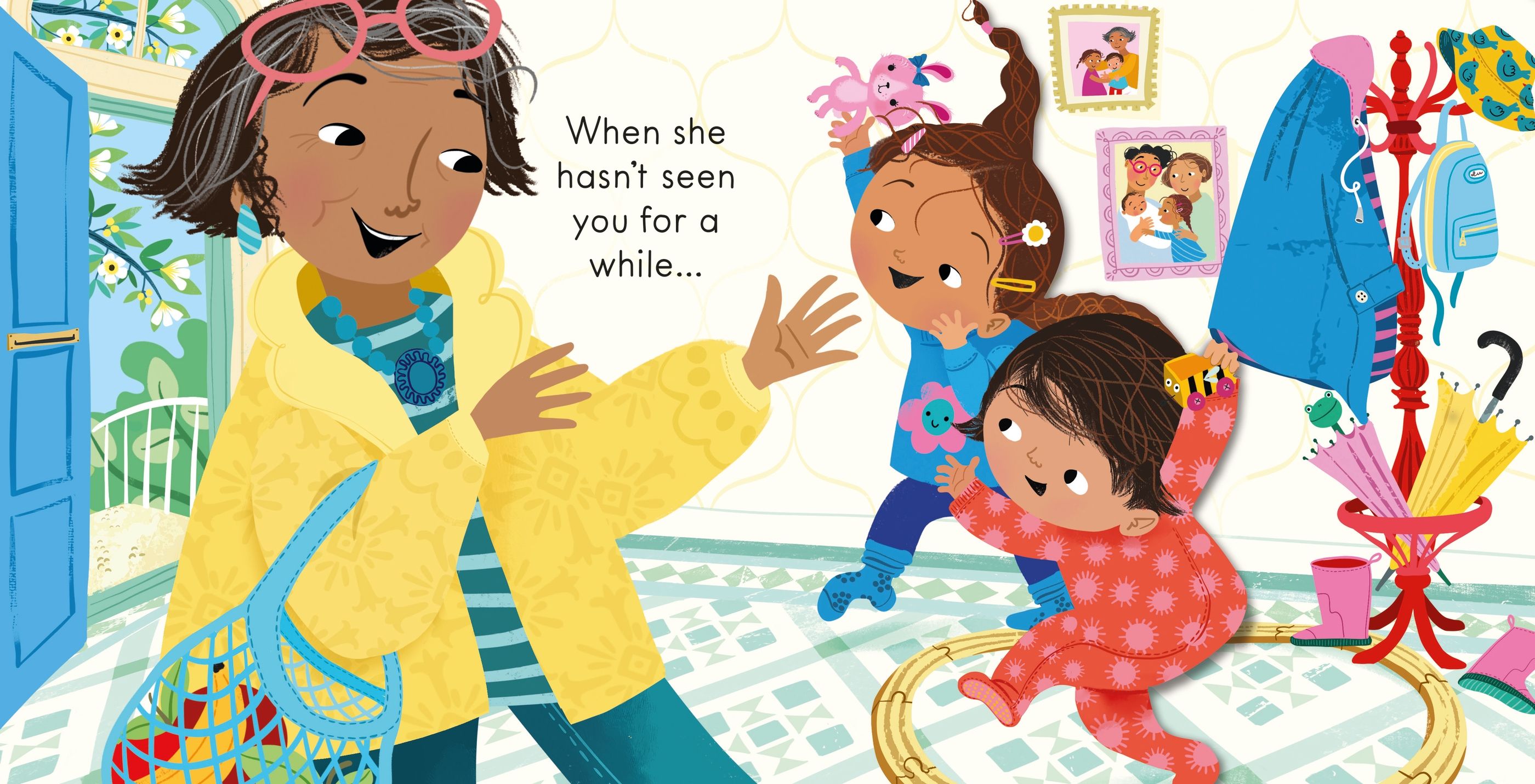 Carte de povesti Bunicile iubesc imbratisarile, Grandmas Love Hugs, Usborne, +12 luni