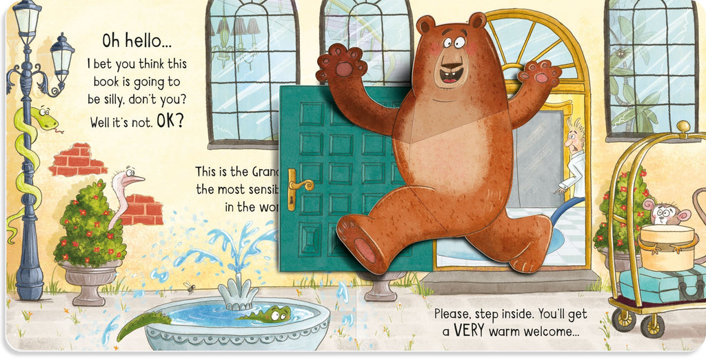 Carte de povesti amuzante cu pop-up-uri Există un hipopotam în toaleta mea, There's a Hippo in my Toilet, Usborne, +4 ani