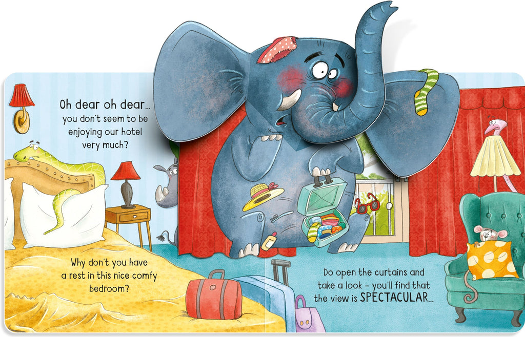 Carte de povesti amuzante cu pop-up-uri Există un hipopotam în toaleta mea, There's a Hippo in my Toilet, Usborne, +4 ani