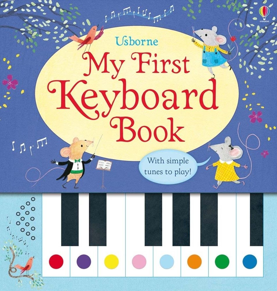 Carte muzicala interactiva Prima mea carte cu pian, My First Keyboard Book, Usborne, +3 ani