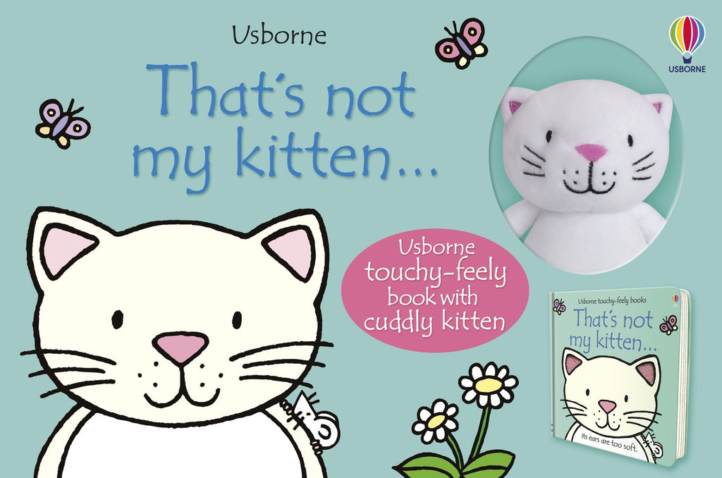Set carte tactila si jucarie de plus "That's not My Kitten...", Usborne, +3 luni