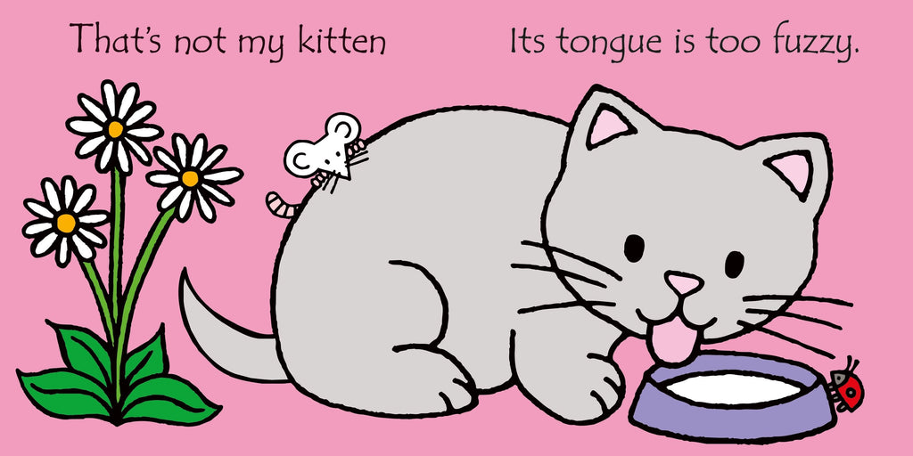 Set carte tactila si jucarie de plus "That's not My Kitten...", Usborne, +3 luni