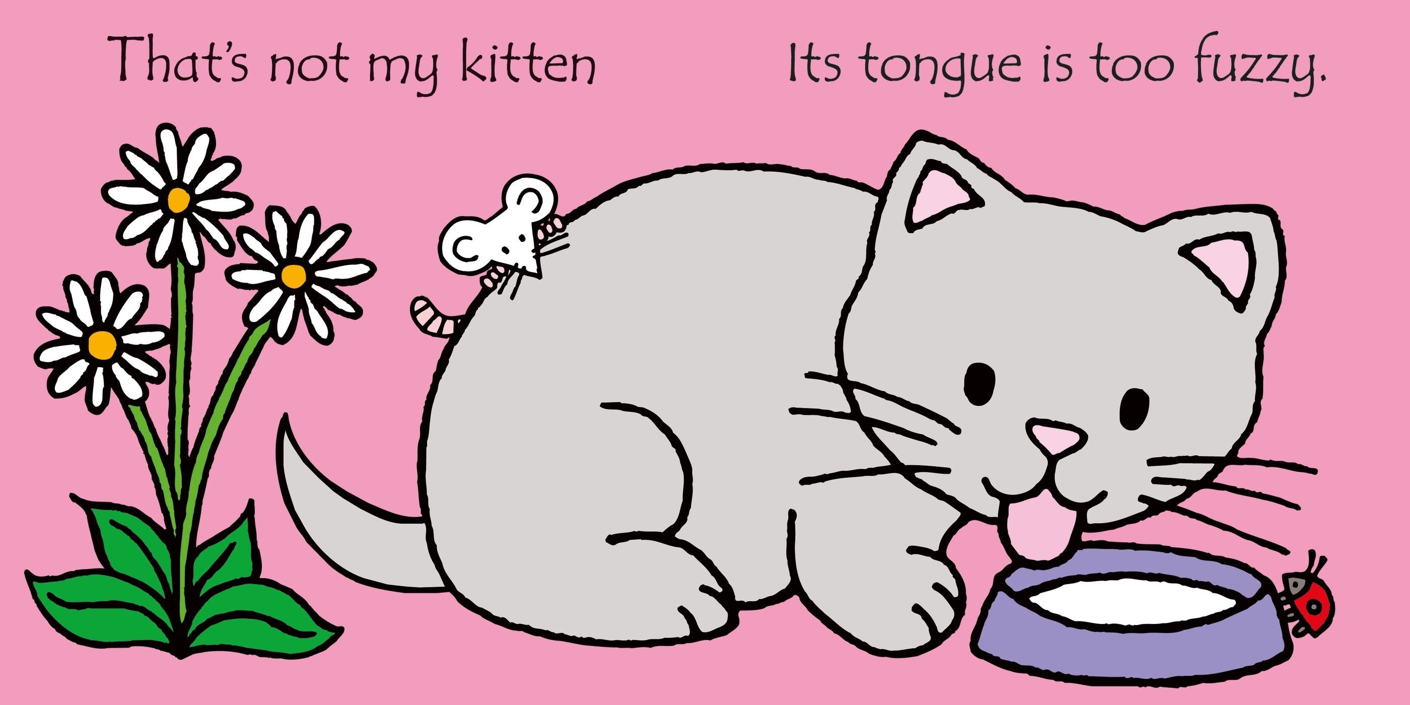 Set carte tactila si jucarie de plus "That's not My Kitten...", Usborne, +3 luni