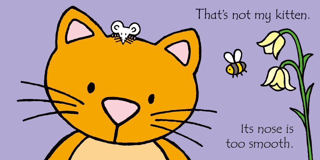 Set carte tactila si jucarie de plus "That's not My Kitten...", Usborne, +3 luni